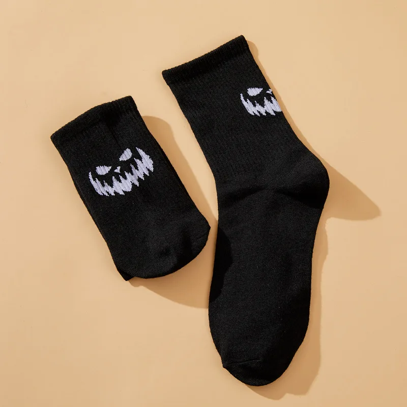 Kadın Erkek Sevimli Moda Kabak Kafa Sıcak Cadılar Bayramı Çorap Cosplay Rahat Ayak Bileği Çorap Hediye Pamuk Çorap Kızlar için