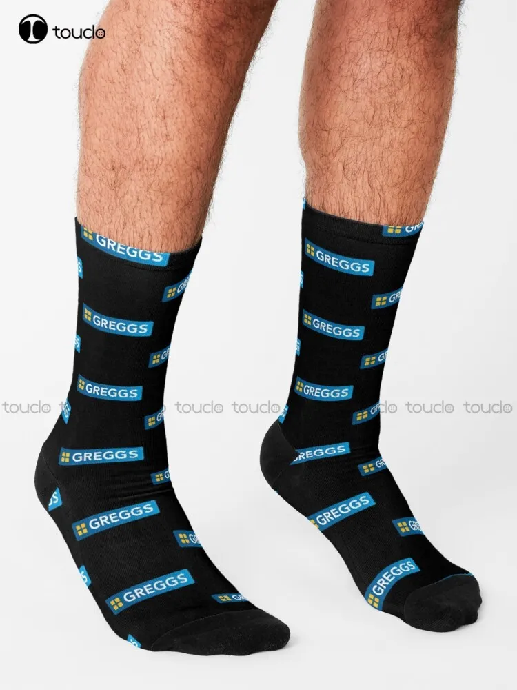 En Çok Satan Greggs Logo Mal Çorap Terlik Çorap Erkekler İçin Kişiselleştirilmiş Özel Unisex Yetişkin Genç gençlik çorapları Harajuku Hediye