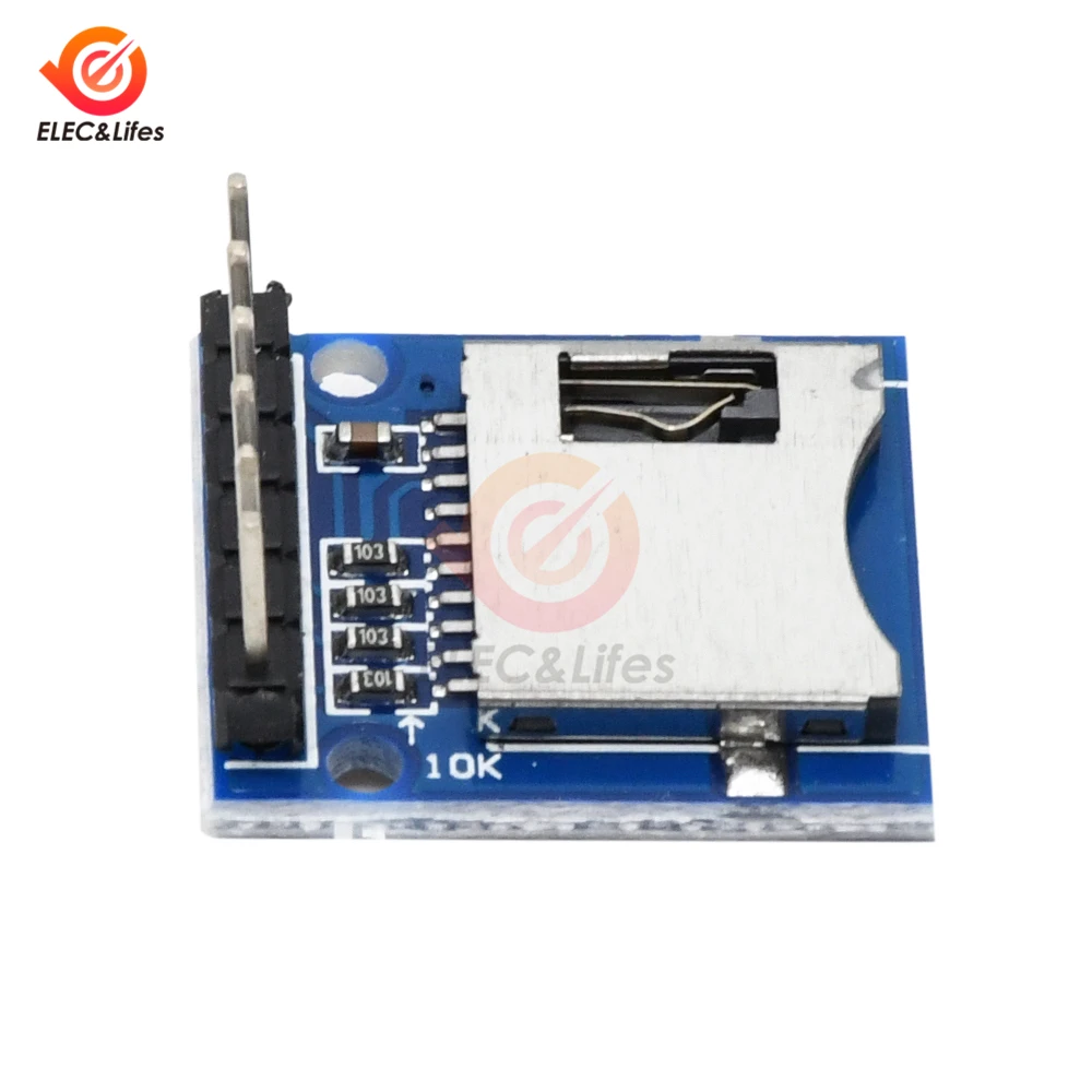 5 Adet Mikro SD Depolama genişletme kartı modülü Mini Mikro SD TF Kart Bellek Kalkanı Modülü için 6 Pinli Arduino ARM AVR