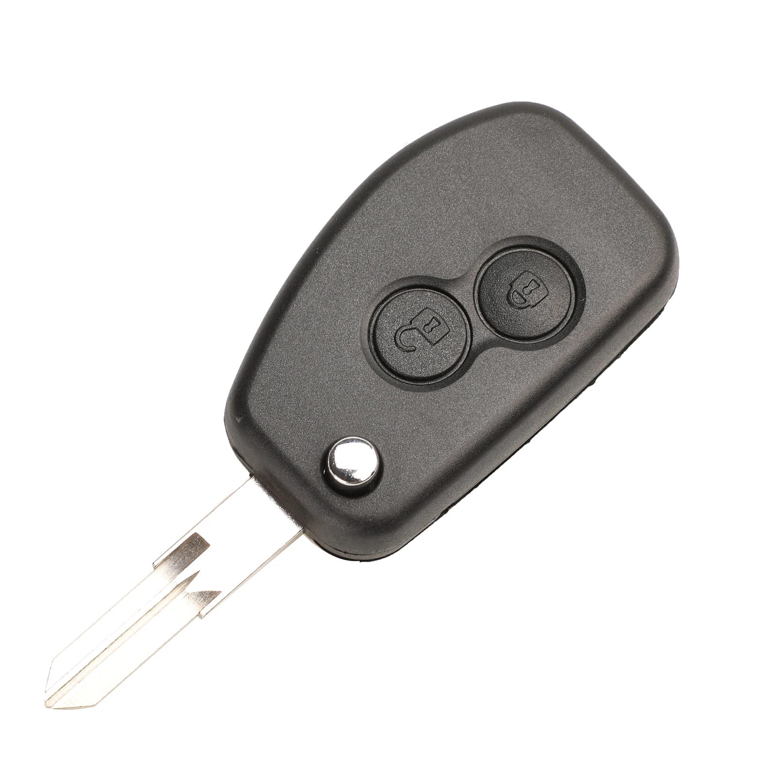Jingyuqin 2/3 Düğme Modifiye Uzaktan Araba Anahtarı Kabuk Renault Megane Dacia Modus Espace Silgi Clio VAC102 / NE72 Bıçak Değiştirin
