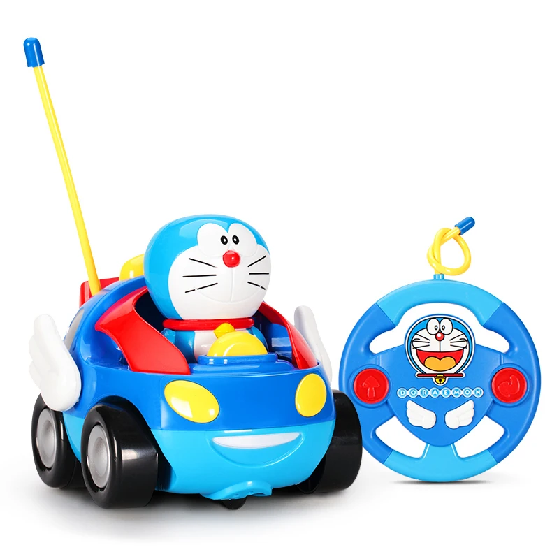 Doraemon Uzaktan Kumanda Araba 12 cm Kablosuz Sürüklenme Hızı Yarış Araba Çocuk Oyuncak