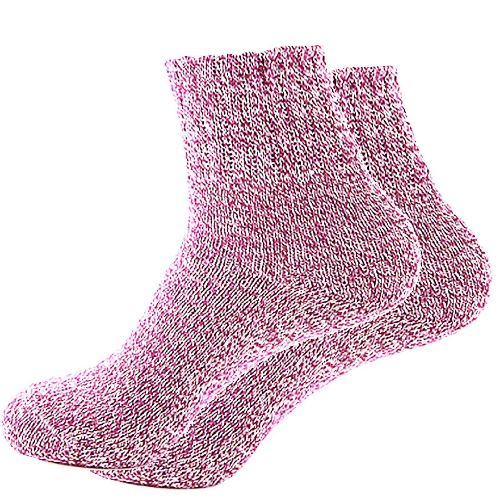 Kalın Çorap Rahat Spor Bayan 2 Pairs Kadınlar Kış Kalınlaşmak Sıcak Yumuşak Yün İplik Düz Renk spor çorapları Noel Hediyesi 5 Renkler