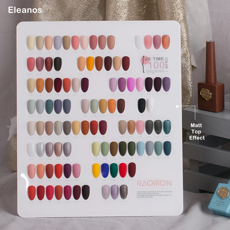 Eleanos 100 Renk jel cilalama seti 15 ml tırnak jeli Kiti İle Farklı Şişe için Tırnak Sanat Tasarım Tüm Set UV Jel Emaye Vernik Kiti