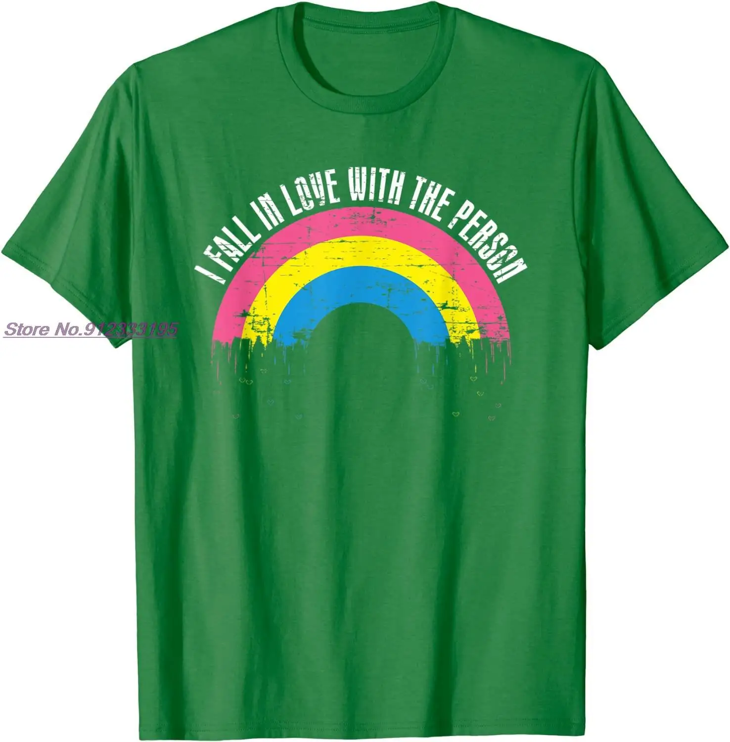 Panseksüel Gurur Bayrağı Gökkuşağı İbne Pan Hediye Panseksüel T-Shirt