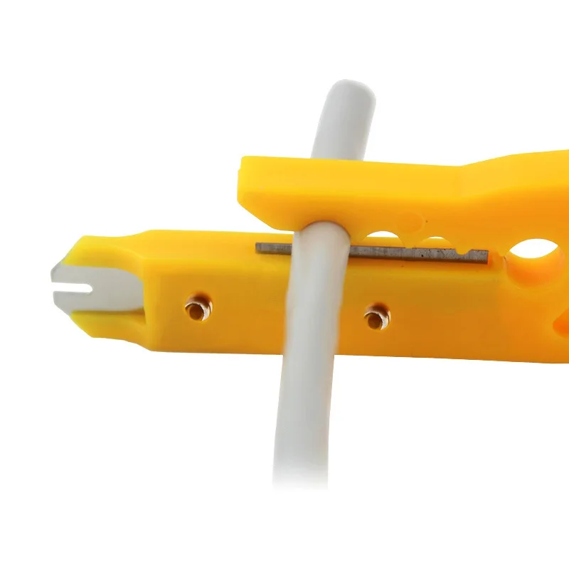 Mini taşınabilir tel stripper bıçak sıkma aracı kablo striptizci çok işlevli çakı kesme cep çok işlevli çakı