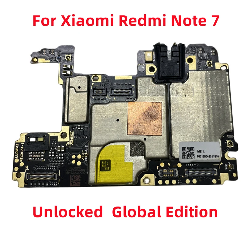 100 % Unlocked Küresel Orijinal Cep Elektronik Panel Anakart Anakart Kilidi Cips İle Devreler Xiaomi RedMi İçin Note7