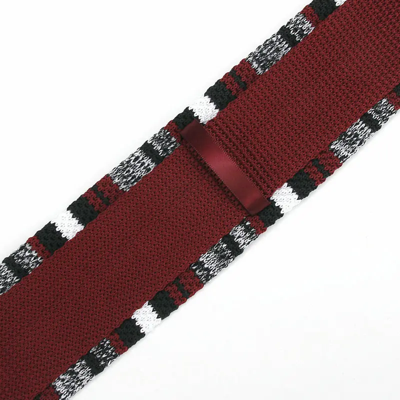 Ianthe Marka Yeni Stil Moda erkek Renkli Kravat Örgü Örme Kravatlar Kravat Dar Ince Sıska Dokuma Cravate Dar Kravatlar