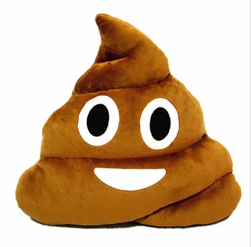 25 CM Komik Poop peluş oyuncak Poop dolgu yastık Doğum Günü Cadılar Bayramı Çocuk Hediyeler Garip Yastık Peluş Yastıkları Ev Dekor