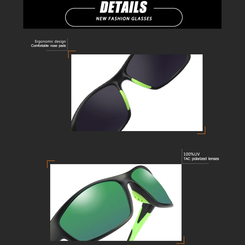 OUTSUN Marka Tasarım Polarize Spor Güneş Gözlüğü Erkekler Sürüş Shades Erkek Retro güneş gözlüğü Kadınlar Için Yaz Ayna Gözlüğü OS120