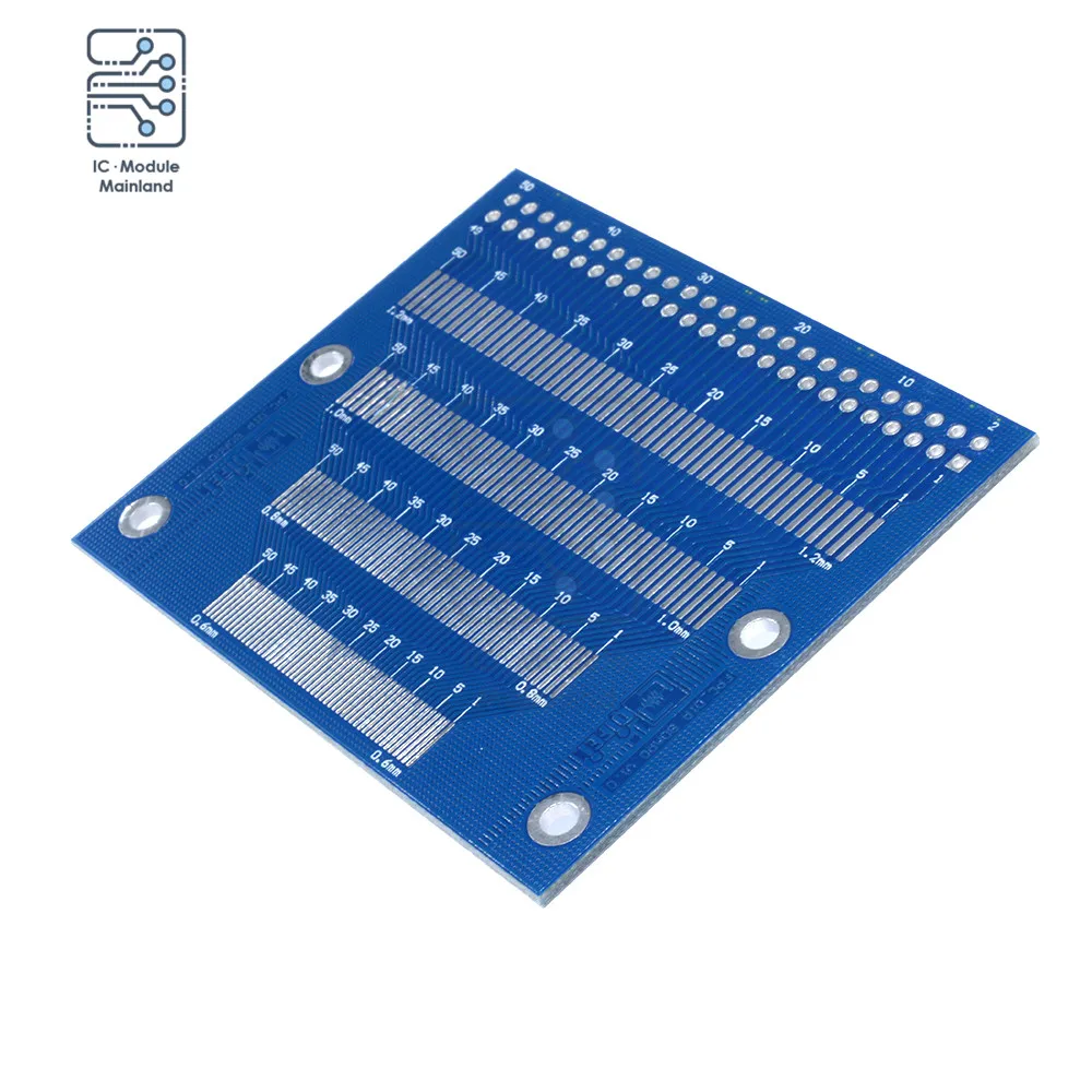 0.5-1.2 mm Pin Pitch TFT LCD PCB kartı SMD DIP Adaptör Modülü Kurulu Test Modülü FPC PCB Çift Taraflı Arabirim Dönüştürücü Kurulu