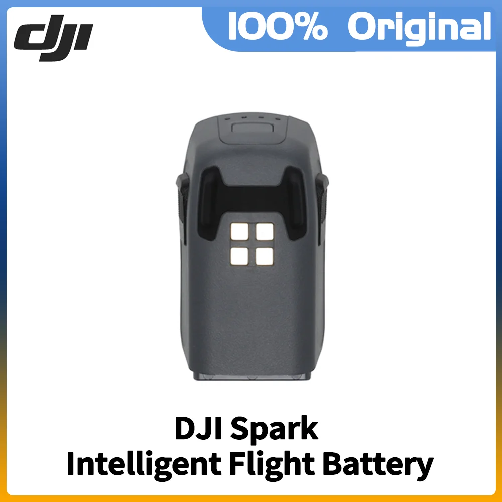 Orijinal DJI Spark Akıllı Uçuş Battery1480mAh 1480 Güç Aksesuarları 16-Minute Max Uçuş Süresi Akıllı Koruyun