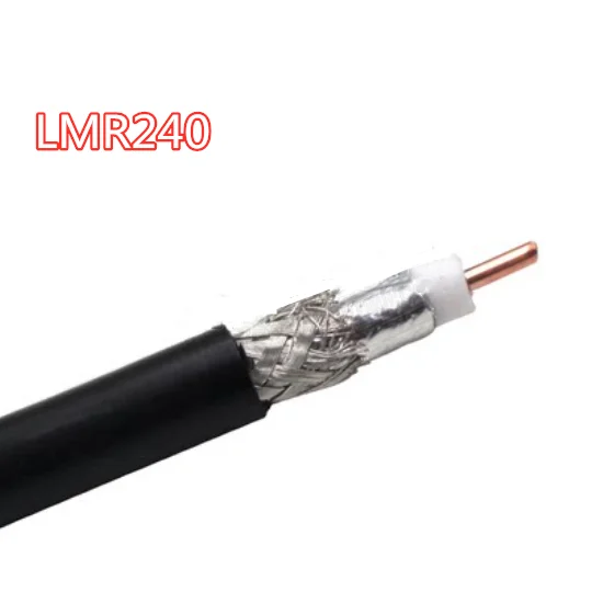 LMR240 RF Koaksiyel 50ohm Koaksiyel Anten Pigtail Düşük Kayıp LMR-240 50-4 Kablo Jumper