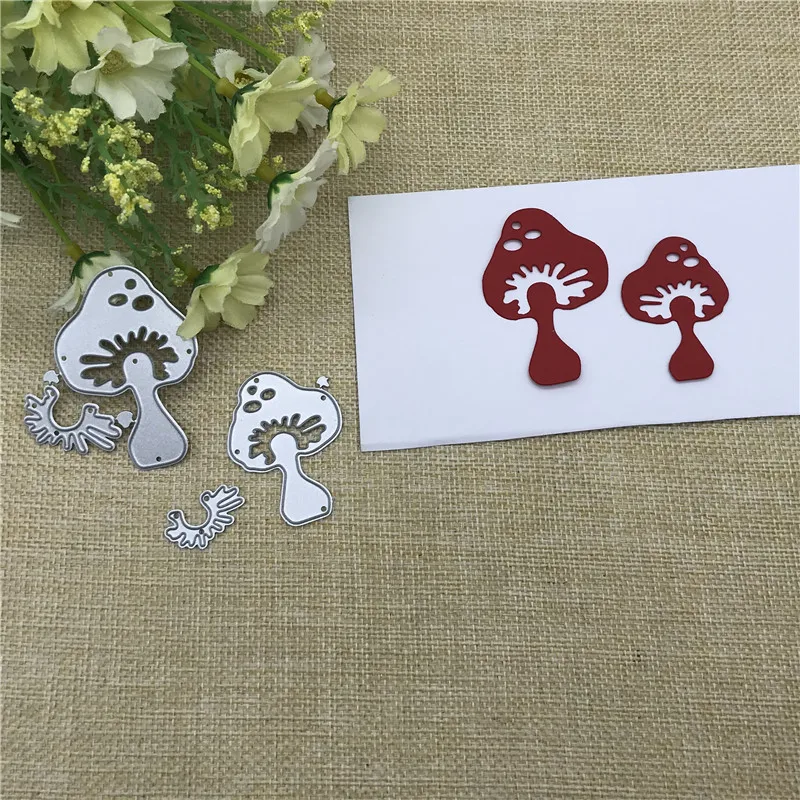 Mantar Metal Kesme die anahtarlık shaker Kalp Kağıt Anahtarlık koleksiyon defteri kağıdı Zanaat Kart Yumruk Sanat Bıçak Kesici