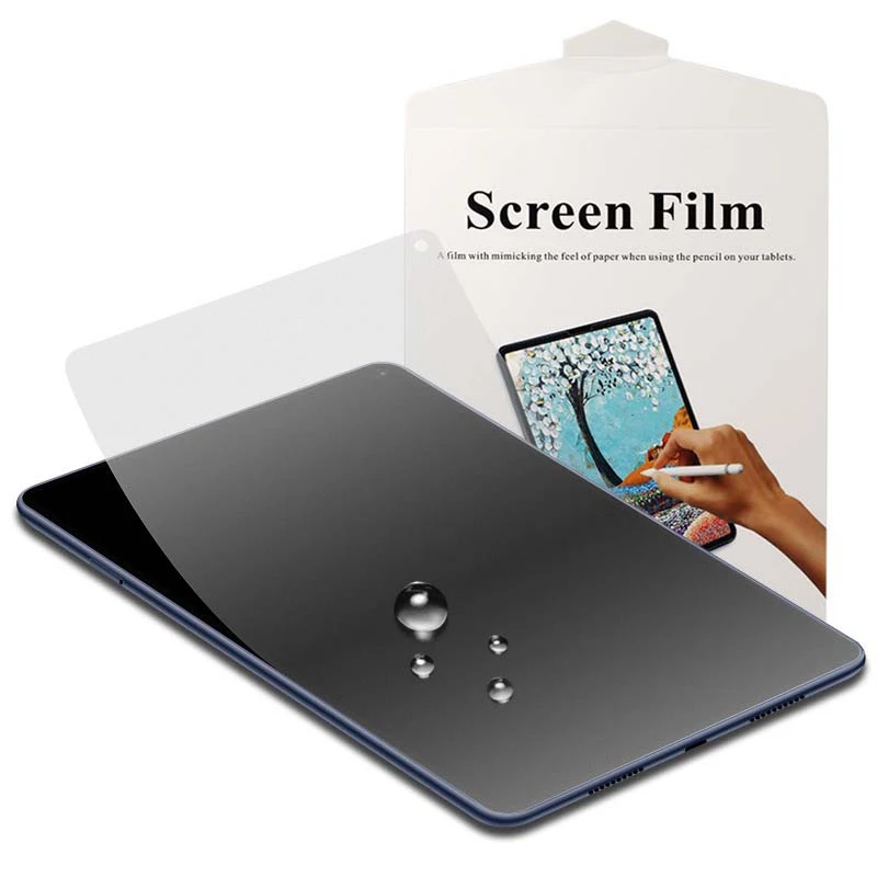 Samsung Galaxy Tab için Bir 10.1 2016 SM-T580 T585 P580 P585 Kağıt Dokunmatik Ekran Koruyucu Kaymaz Mat Koruyucu Çizim Filmi
