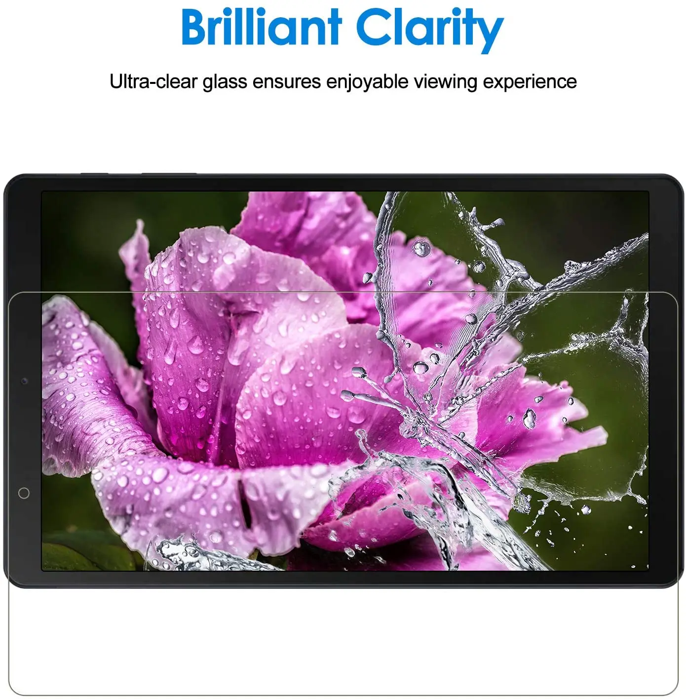 2 Adet Tablet Temperli Cam Samsung Galaxy Tab için Bir 10.1 2019 SM-T510 T515 Ekran Koruyucu 9H 0.3 mm Ultra net Koruma Filmi